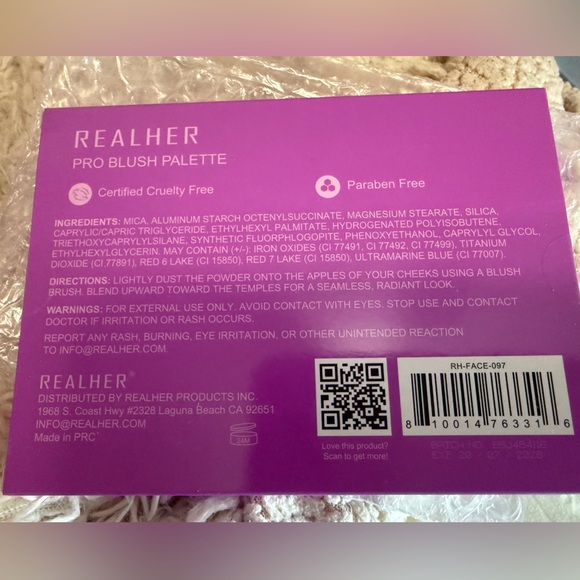 💚2/$30 REALHER You Are Brilliant Pro Blush Palette - Picture 4 of 6
